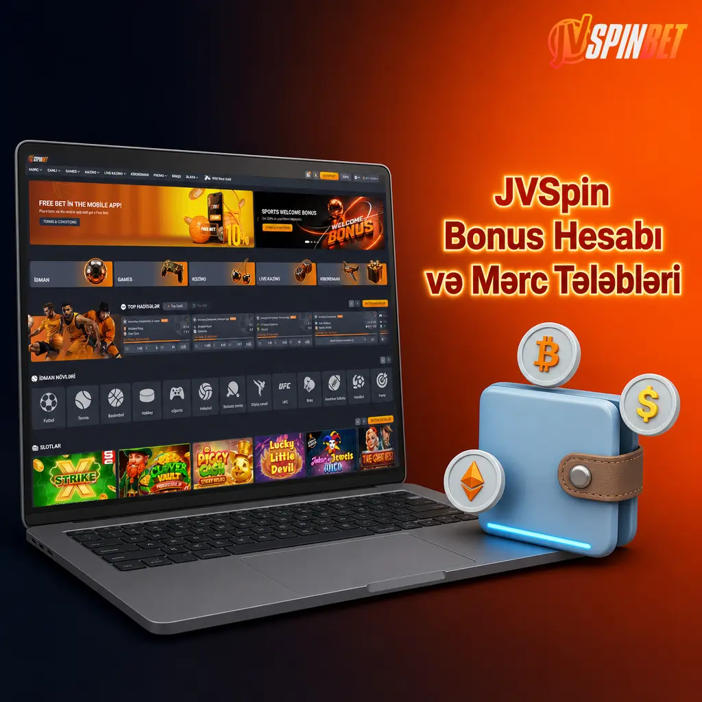 JVSpin bonus hesabı və mərc tələbləri: x35 mərc şərti, 30 gün müddət, slotlarda 100% hesablanma qaydaları
