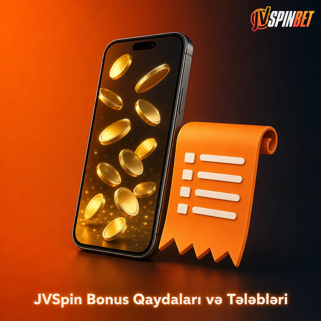 JVSpin bonus qaydaları: yaş həddi, minimum depozit, mərc tələbi və 7 günlük aktivləşdirmə şərtləri təsvir edilib.