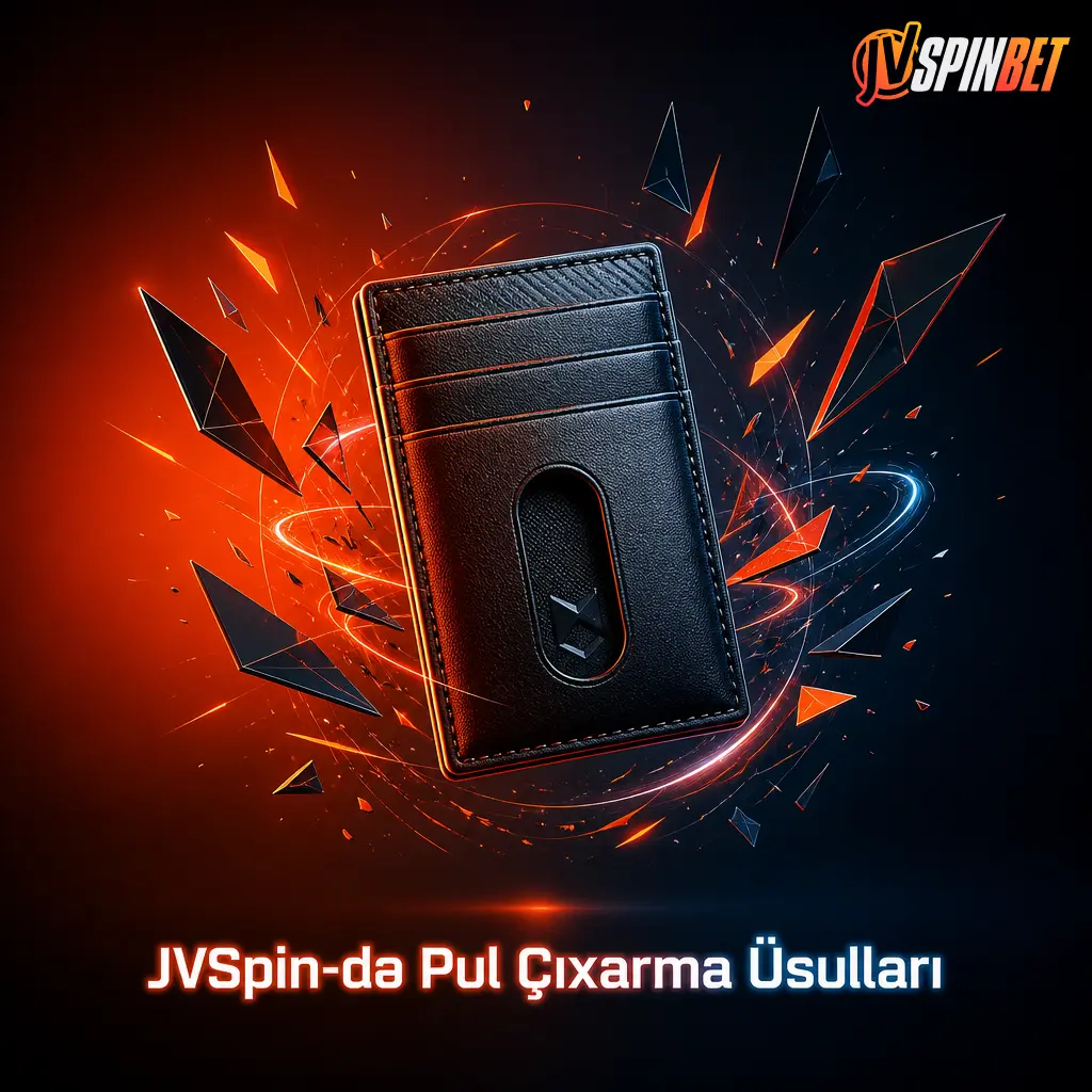 JVSpin kazinosunda pul çıxarma üsulları, minimum məbləğ və limitləri göstərən addım-addım təlimat təsviri.