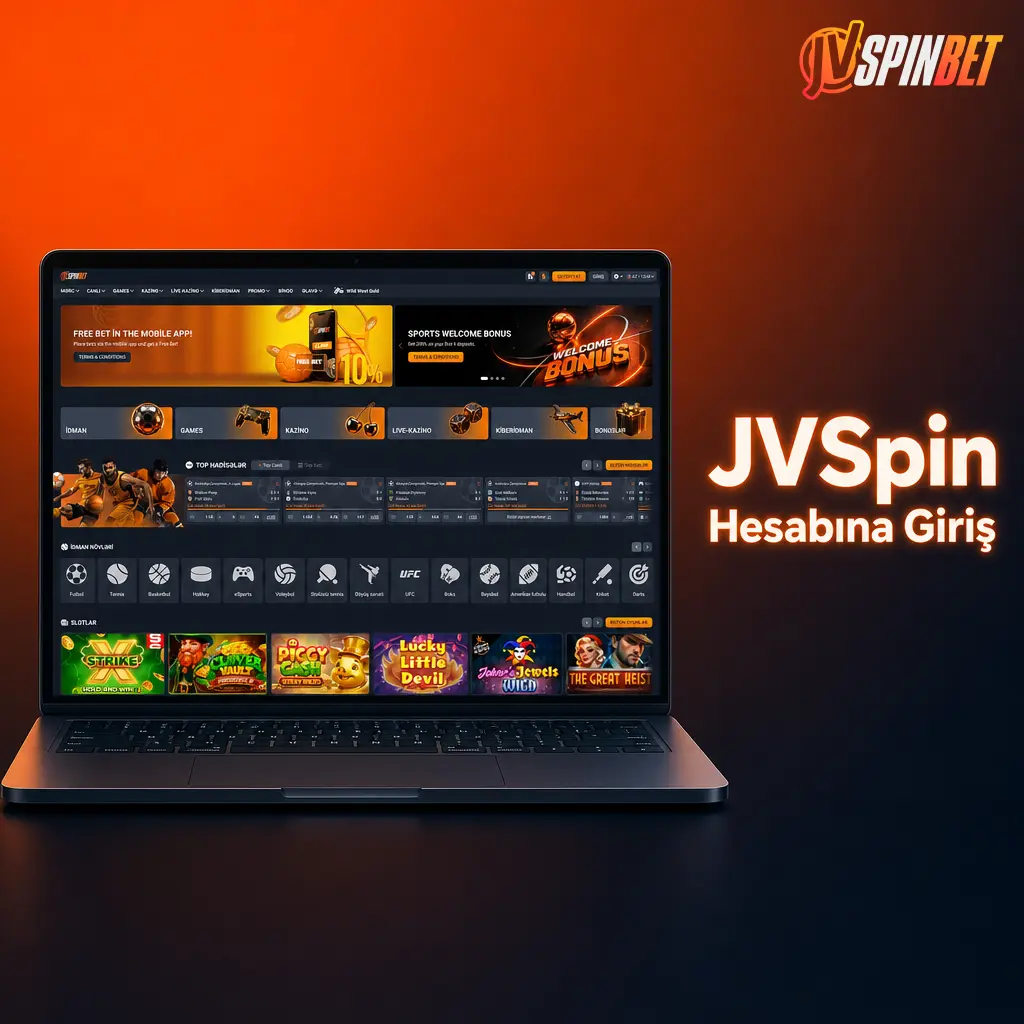 JVSpin hesabına giriş forması: email, telefon və ya sosial şəbəkə ilə sürətli və təhlükəsiz daxil olma addımları.