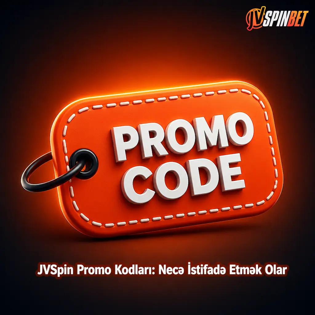 JVSpin promo kodları ilə pulsuz fırlanma və depozit bonuslarından necə yararlanmağı göstərən təlimat şəkli