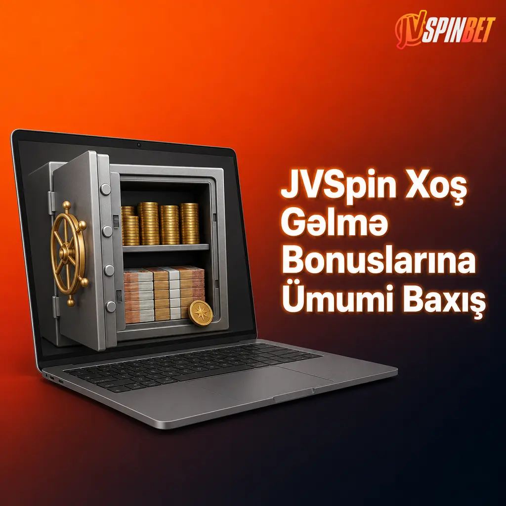 JVSpin xoş gəlmə bonuslarının 4 depozit mərhələsi, faizləri və mərc tələblərini göstərən cədvəl