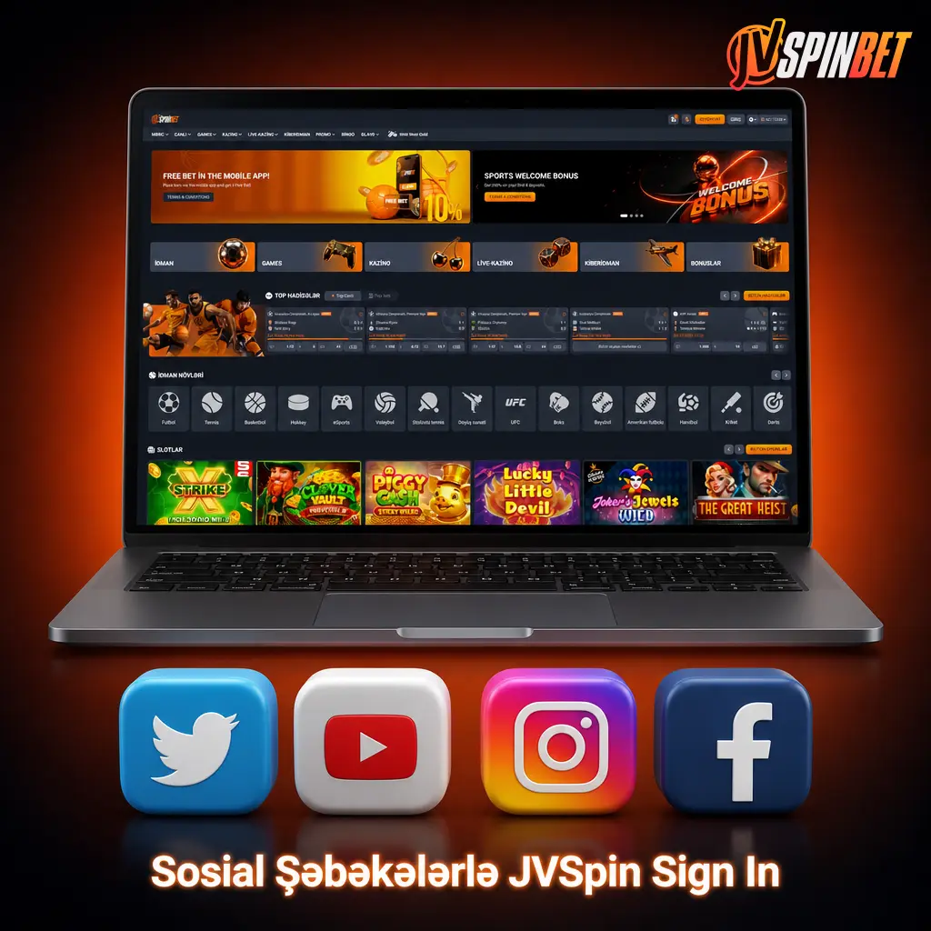 JVSpin-ə Google və ya Telegram ikonu ilə sürətli giriş - parolsuz, 2 saniyədə hesabınıza daxil olun